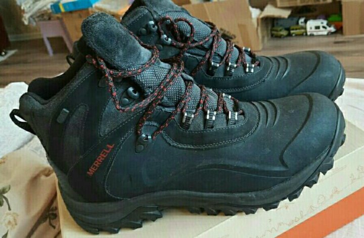 Зимние мужские ботинки Merrell 46-47 размер – купить в Москве, цена 3 300руб., продано 1 января 2021 – Обувь