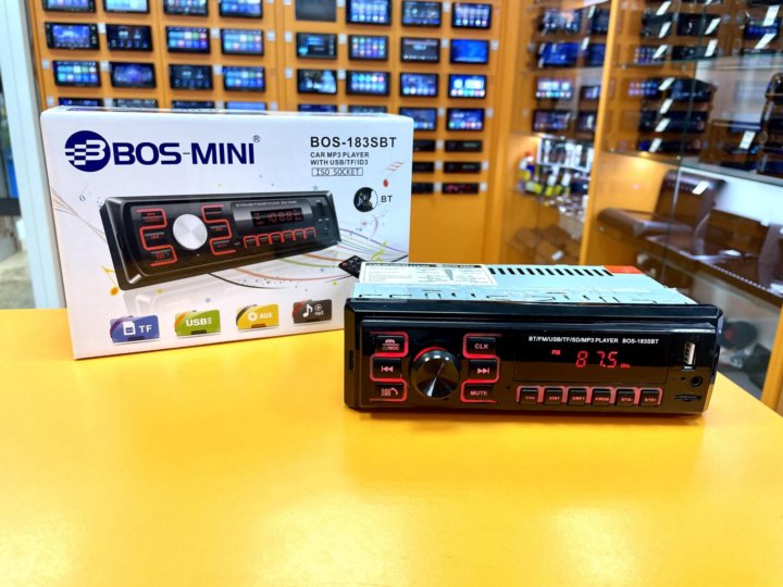 Магнитола bos mini. Магнитола (1din) bos-Mini 6030sbt. Bos-Mini 1771 SBT. Магнитофон bos Mini купить.