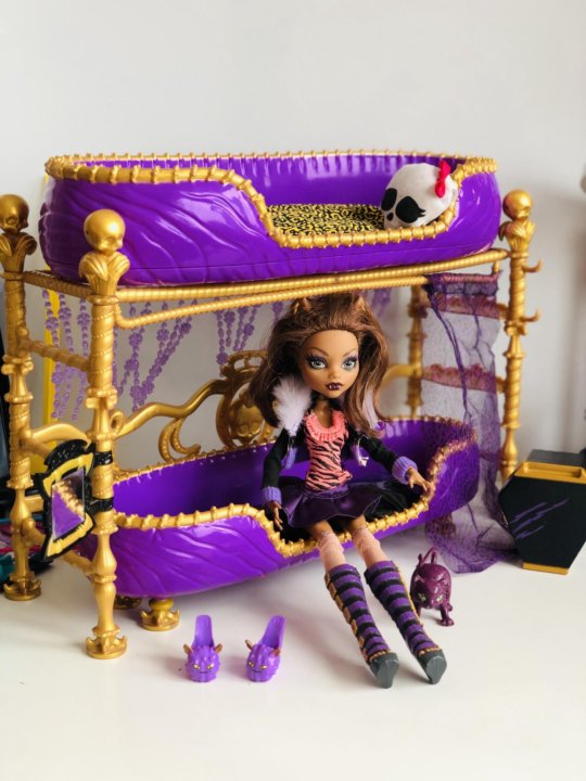 Аксессуары аутфит кровать куклы Клодин монстер хай monster high.