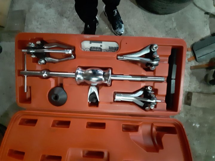 набор съемник подшипников цанговый с обратным молотком ka-2124kh. цанговый съемник подшипников. пневмо обратный молоток для снятия форсунок. Forsage f-664a. молоток для подшипников.