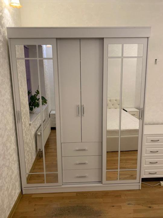 Шкаф-купе для прихожей BTS Маэстро, (ШхГхВ): 170х59.8х220.3 см, ясень шимо/дуб а