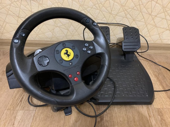 Как подключить руль thrustmaster ferrari к компьютеру