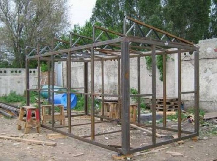 Проекты бань из металлокаркаса