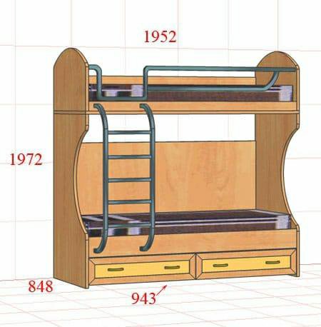 Лестницы для детской мебели и двухъярусных кроватей