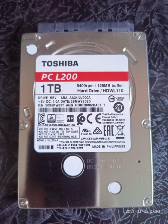 Жесткий Диск Toshiba L200 Купить