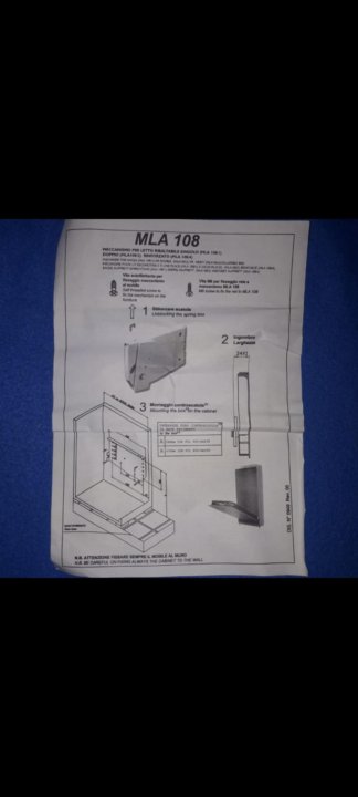 Механизм для кровати mla 108