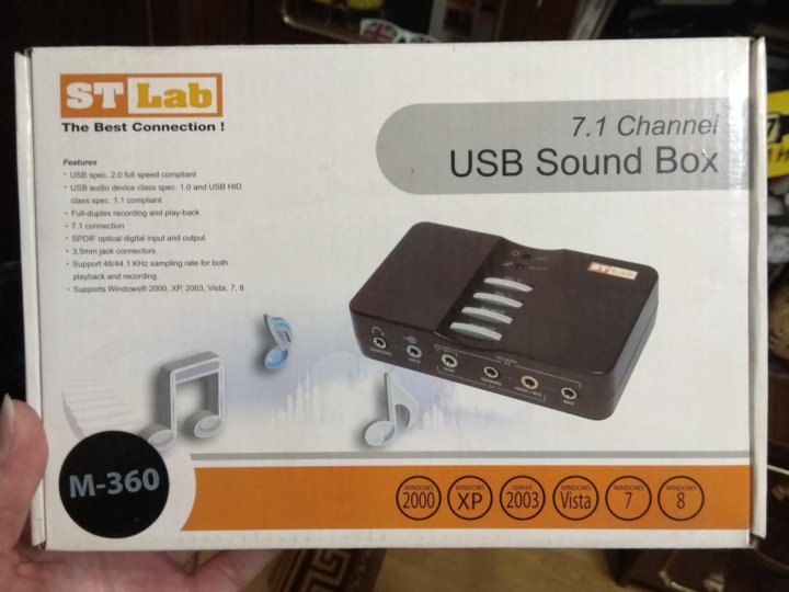 Карта звуковая st lab m 330