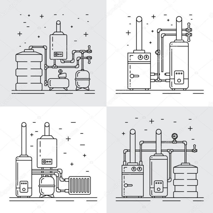 Газовый котел рисунок