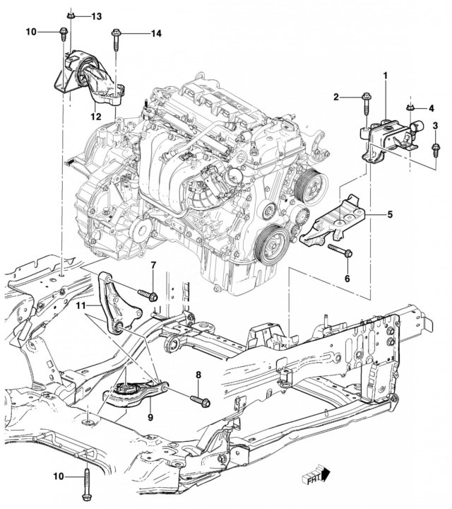 Расположение агрегатов двигателя шевроле кобальт