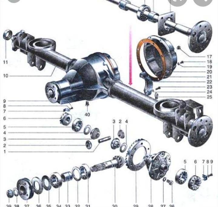Редуктор заднего моста уаз патриот спайсер схема
