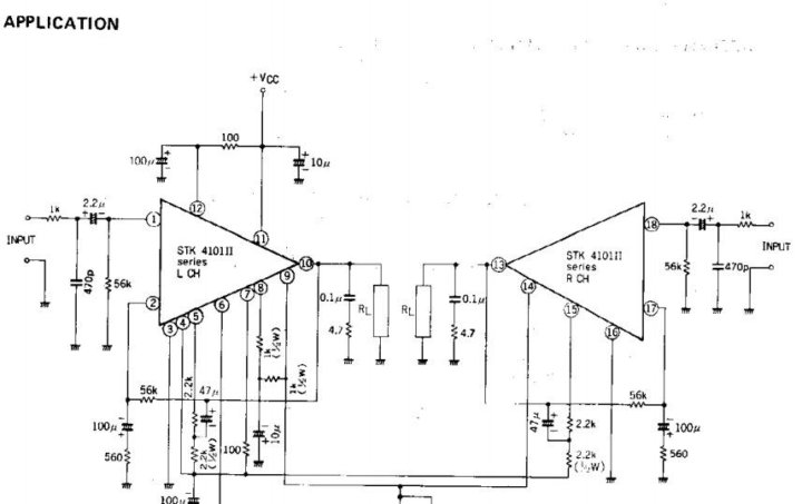 Stk4132ii схема усилителя