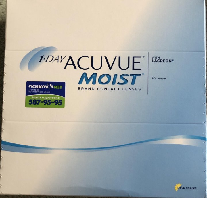 Линзы acuvue moist 90