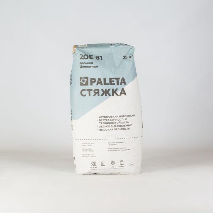 Стяжка базовая цементная paleta zoe 61