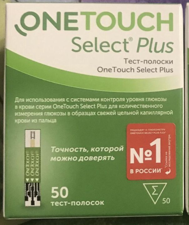 Тест полоски one touch select