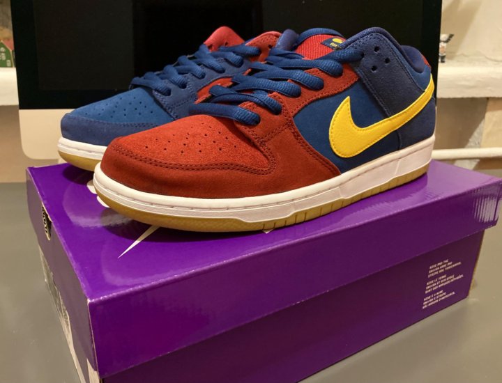 Nike Dunk SB Low Barcelona – купить в Москве, цена 12 200 руб., продано 25  августа 2021 – Обувь