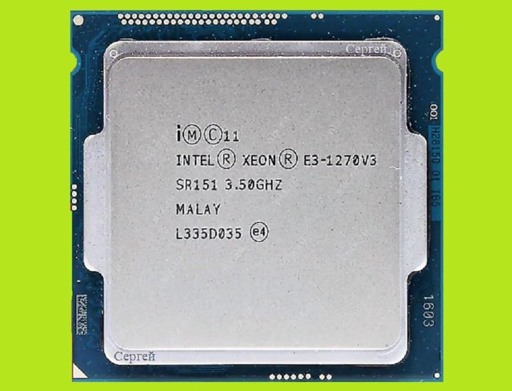 Intel xeon e3 1290 v2