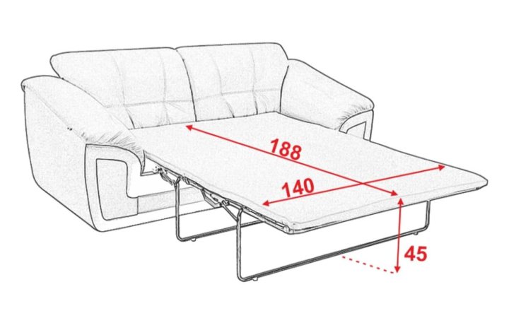 Средний вес раскладного дивана