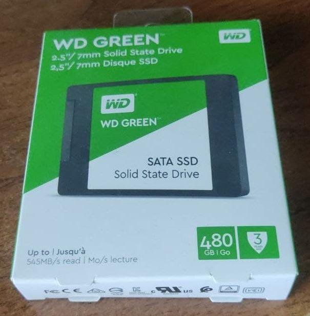 Ssd wd green 480gb