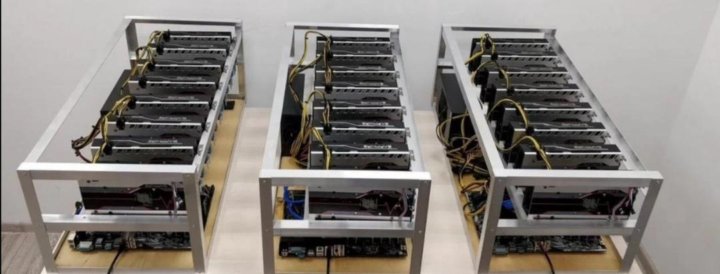 современная ферма для майнинга