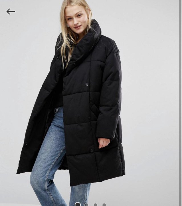 monki puffer coat asos