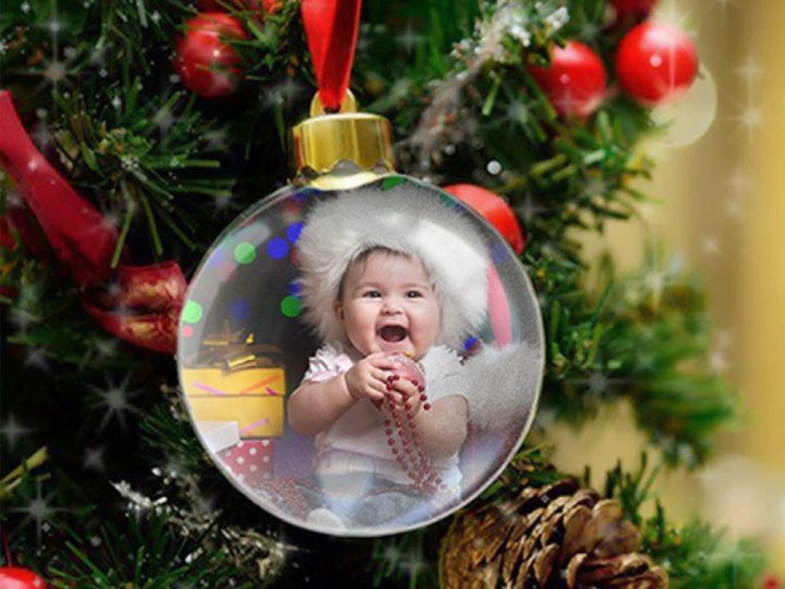 Новогодний шар с фото класса