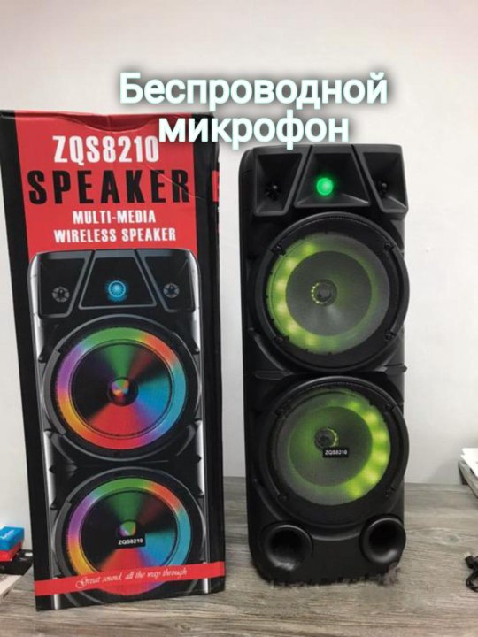 Портативная колонка bt speaker zqs 8210