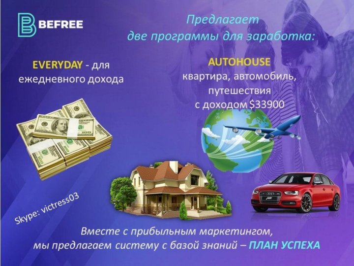 Befree план маркетинг