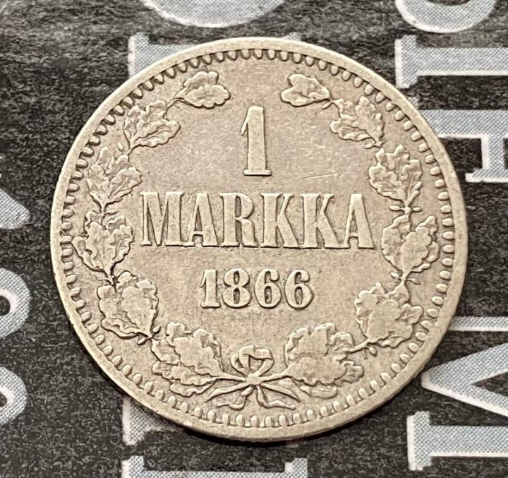 1300 ело. 1 Марка 1866.