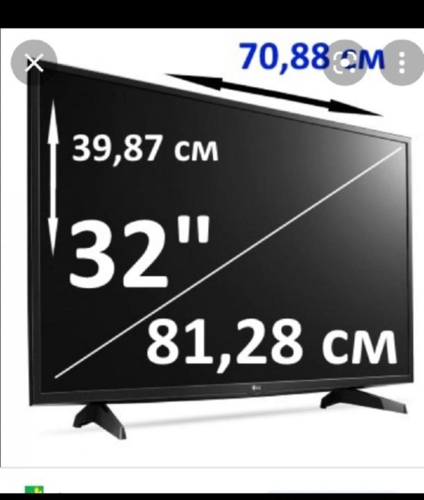 Телевизор 32 дюйма рейтинг 2024. Габариты телевизора 32 дюйма. Габариты телевизора 32 дюйма ширина и высота. Габариты 32 дюймового монитора. 32 Дюйма в см телевизор ширина и высота.