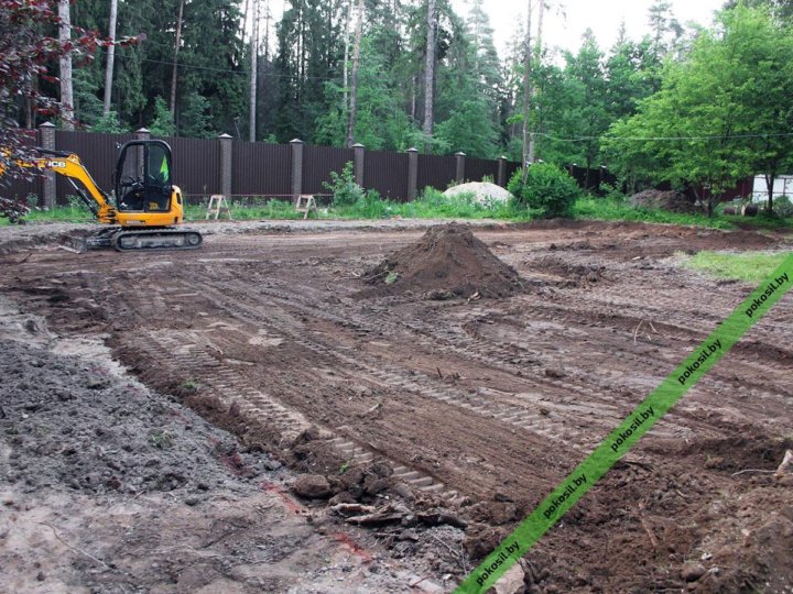 Планировка участка экскаватором Неактивно