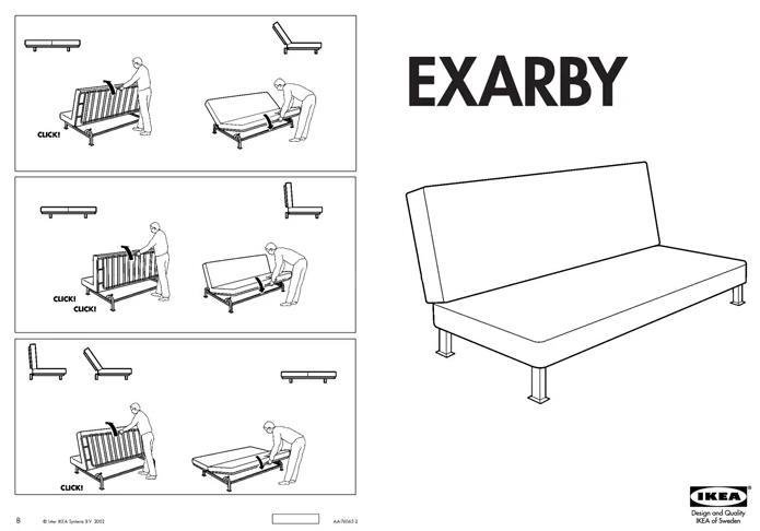 Диван ikea exarby