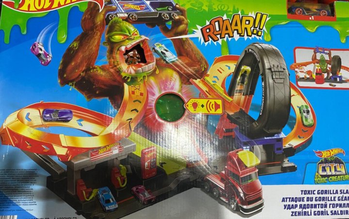 Hot wheels сити атака бешеной гориллы