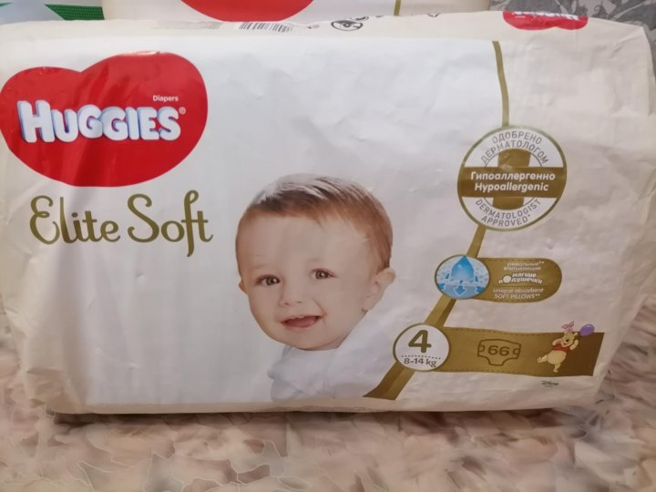 Huggies elite soft подгузники размер