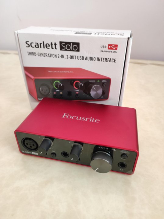 Focusrite scarlett solo драйвера. Focusrite Scarlett solo 4rd Gen.