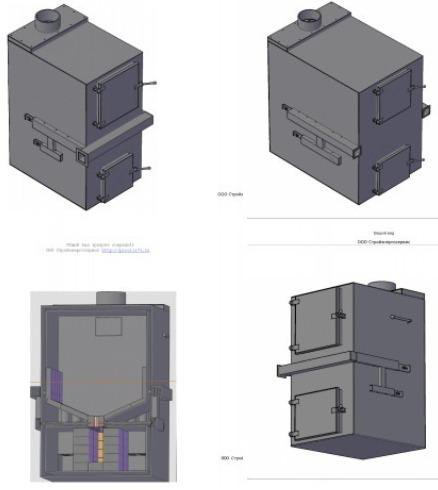 Пиролизный котел чертежи