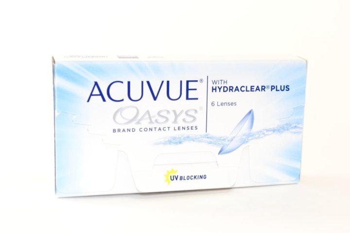 Контактные линзы acuvue oasys 6 5. Акувью кто производитель.