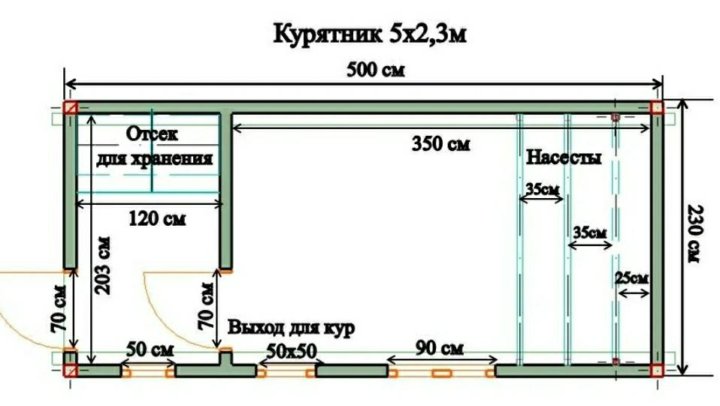 Птичники с выгулом