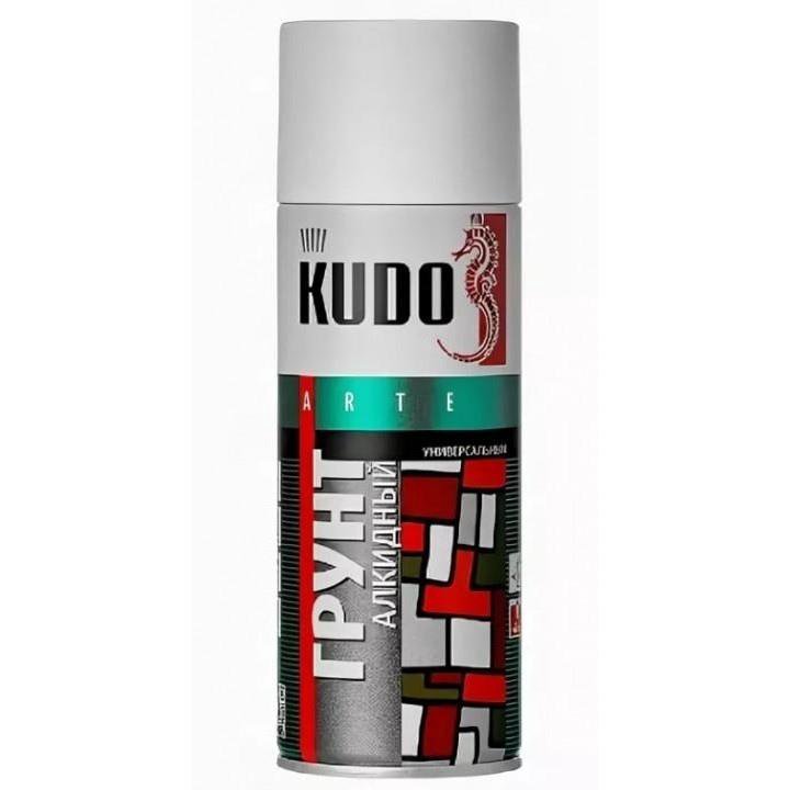 Грунт алкидный серый KUDO KU-2001 универс. 520мл (12)