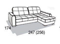 Угловой диван сиэтл фабрики 8 марта размеры