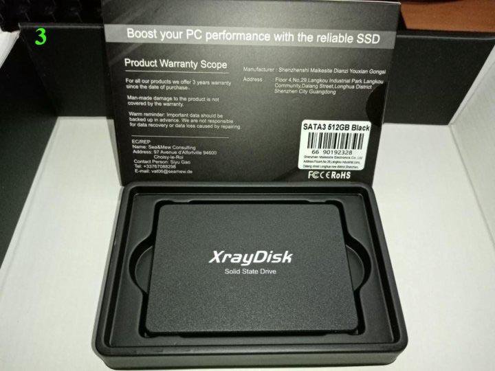 Ssd 512gb xraydisk