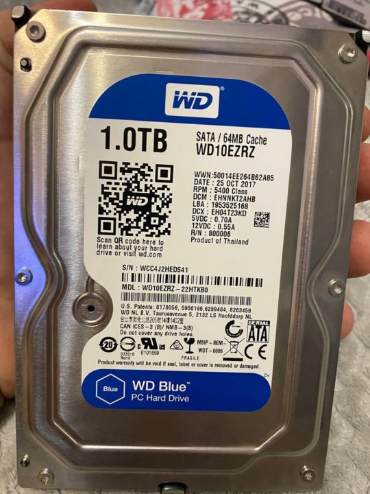 Wd10ezrz. Жесткий диск WD Blue wd10ezrz.