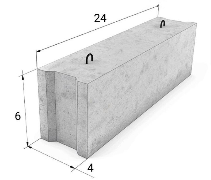 Фбс объем бетона. Блок ФБС 12.4.3. Блок ФБС 6.6.6. Блоки фундаментные ФБС 12-4-3т. Блок бетонный ФБС 12.6.6-Т.