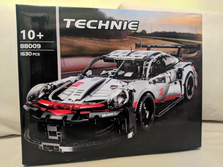 911 аналог. Конструктор Technic. Техник: Porsche 911 RSR/ Порше 911 1631 деталь. 99066