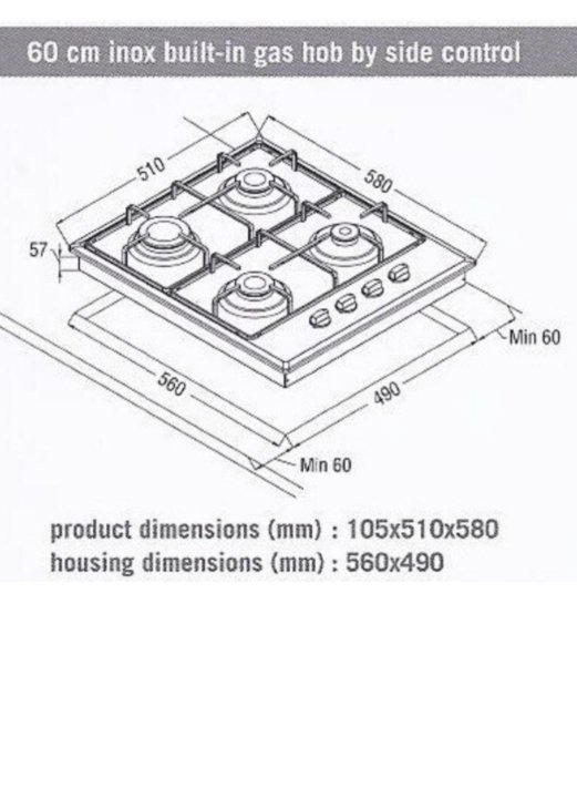 Купить Simfer Варочная Панель Газовая H60n41b571