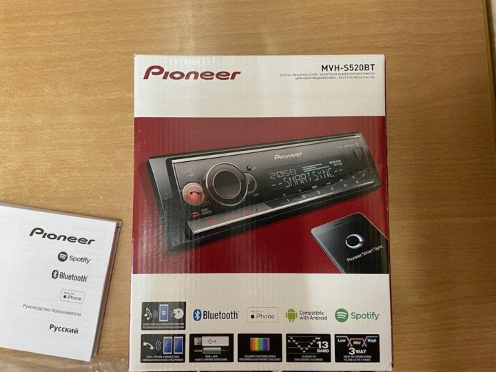 pioneer mvh s520bt инструкция