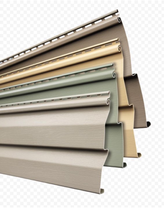 разные виды сайдинга на складе