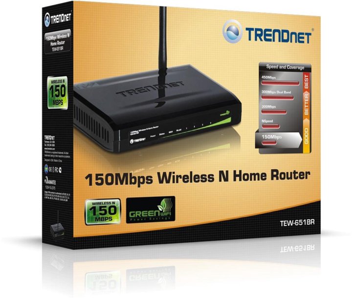 Как подключить роутер trendnet tew 651br Роутер Trendnet TEW-651BR WiFi Комплект - купить в Москве, цена 500 руб., дата р