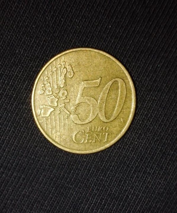 623 евро в рублях. 50 Euro Cent в рублях.