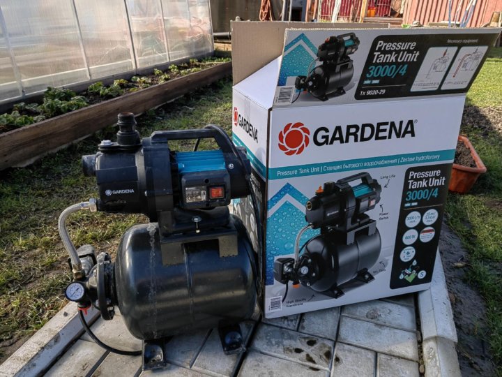 Станция гардена 3000 4. Станция бытового водоснабжения автоматическая Gardena 3000/4.