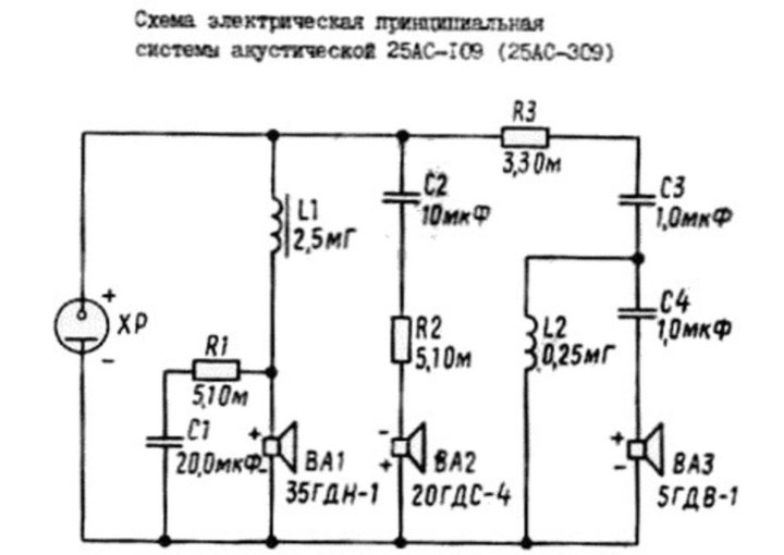 Схема 25. Вега 25ас-109 схема фильтра. Колонки Вега 25 АС 309 схема фильтра. Колонка 25ас 109 схема электрическая. Колонки Вега 25ас-109 схема фильтра.